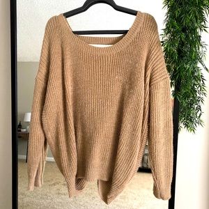 Cross Back Sweater